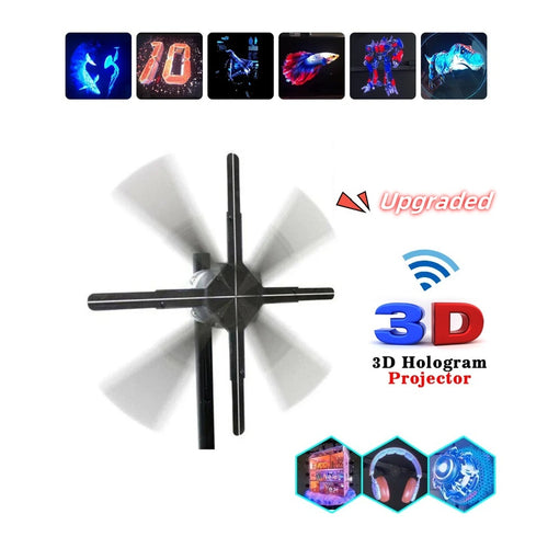 3D hologram fan
