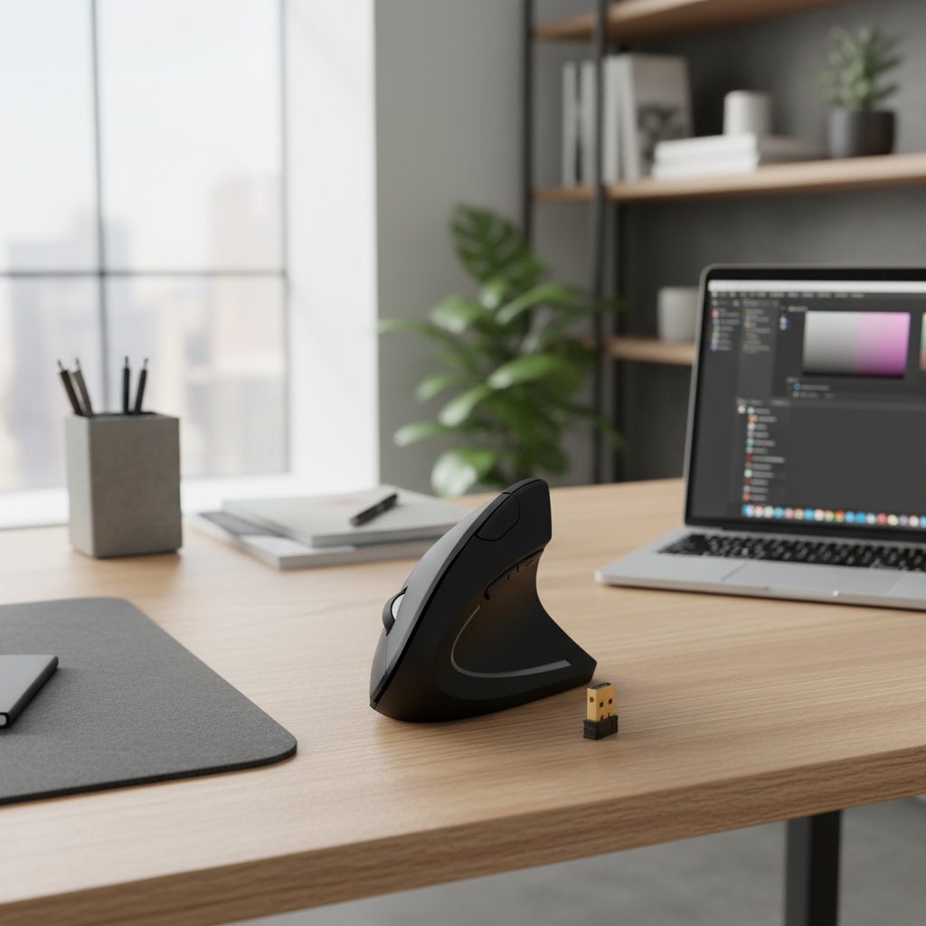 Ergonomic Wireless Vertical Mouse