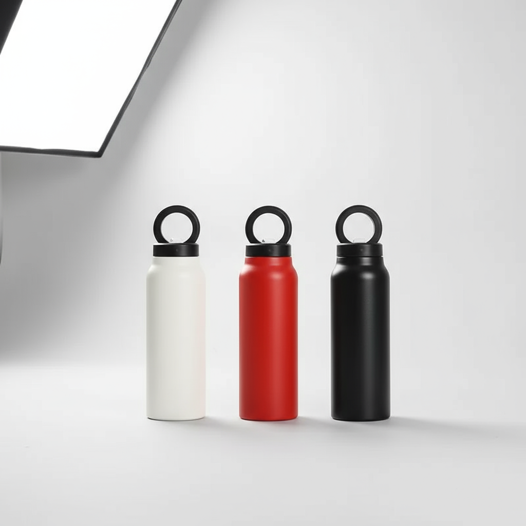 Water Bottle with Magnetic Tripod