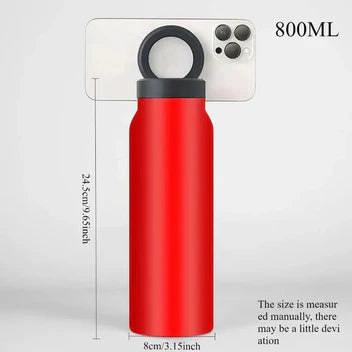 Water Bottle with Magnetic Tripod